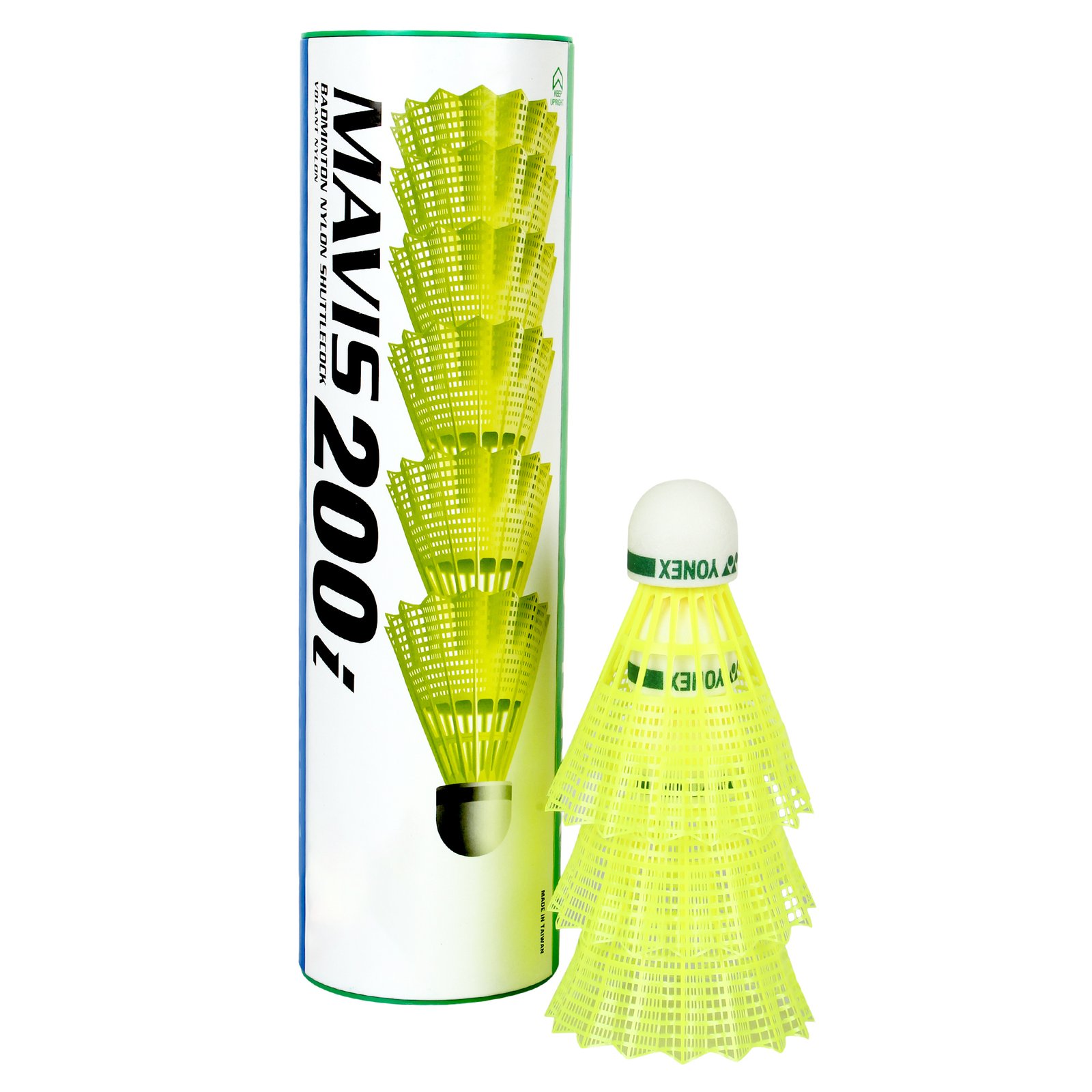 Yonex Mavis 200i Nylon Shuttlecock (Tube of 6)